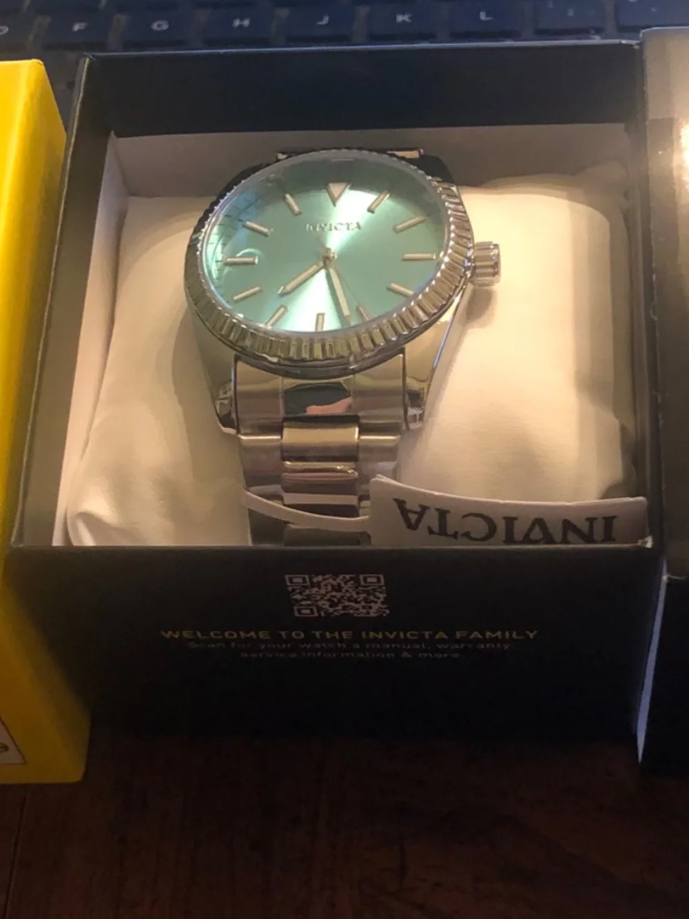 Invicta Celestial Men's Watch-40mm Light Blue Dial, Fluted Bezel #69250